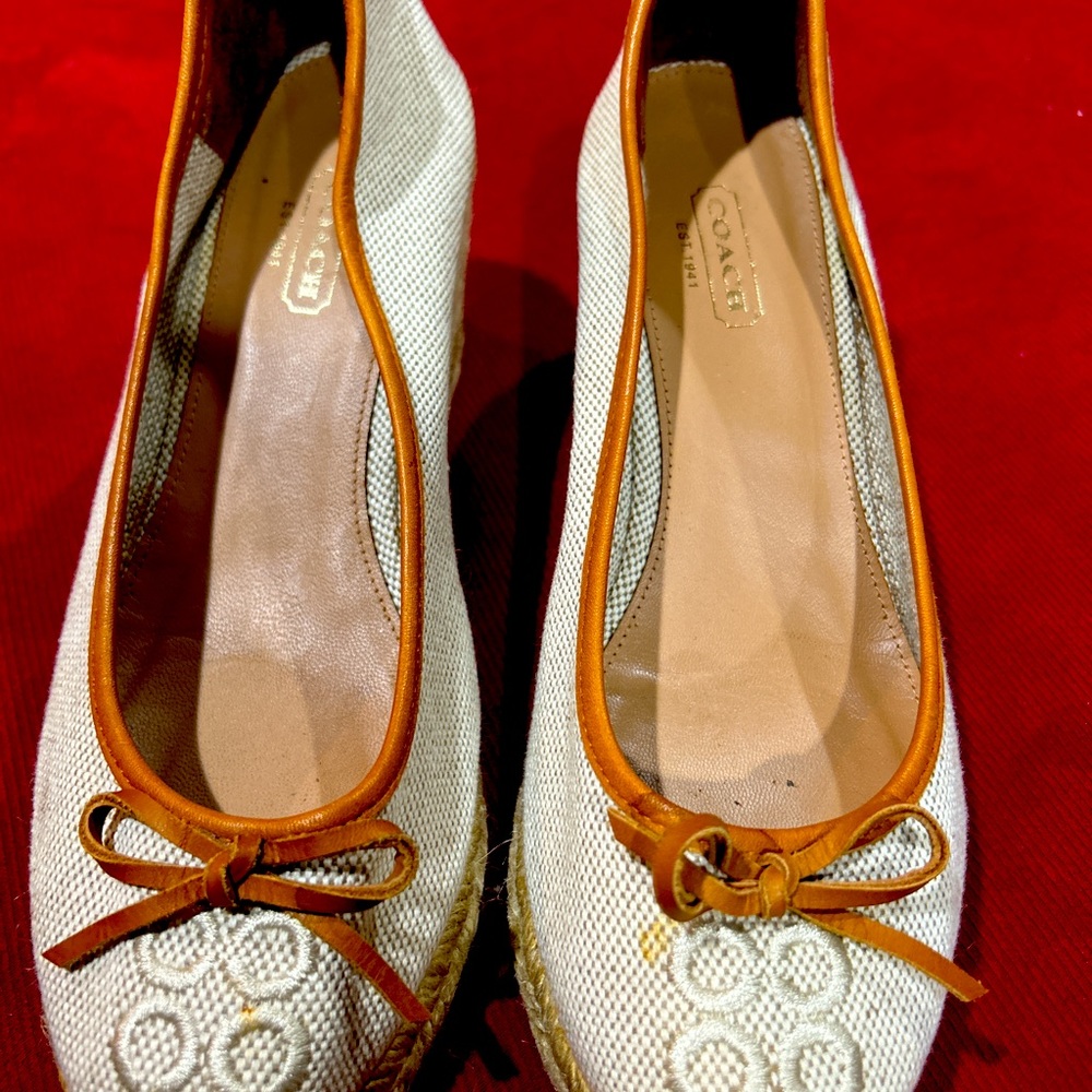 Coach slip-ons size 7